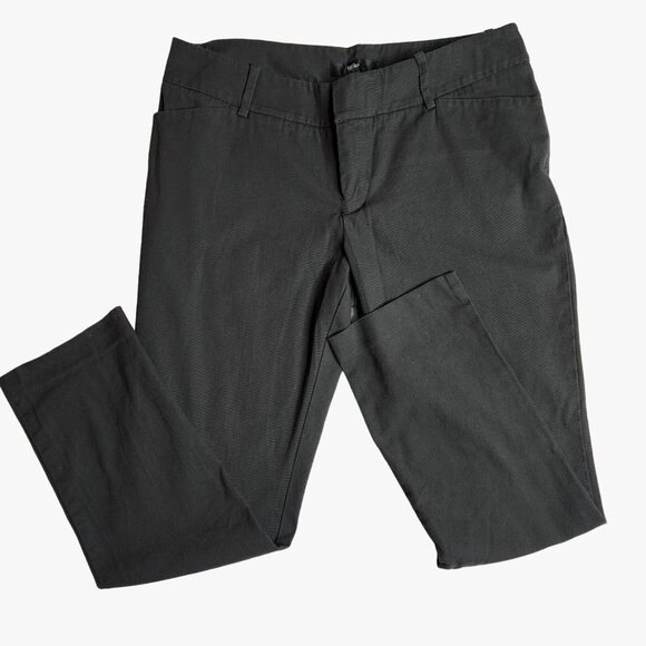 Massimo‎ Pants Casual Womens Size 10 fit 3 Stretch Grey Straight Leg Flat Front - Picture 1 of 12